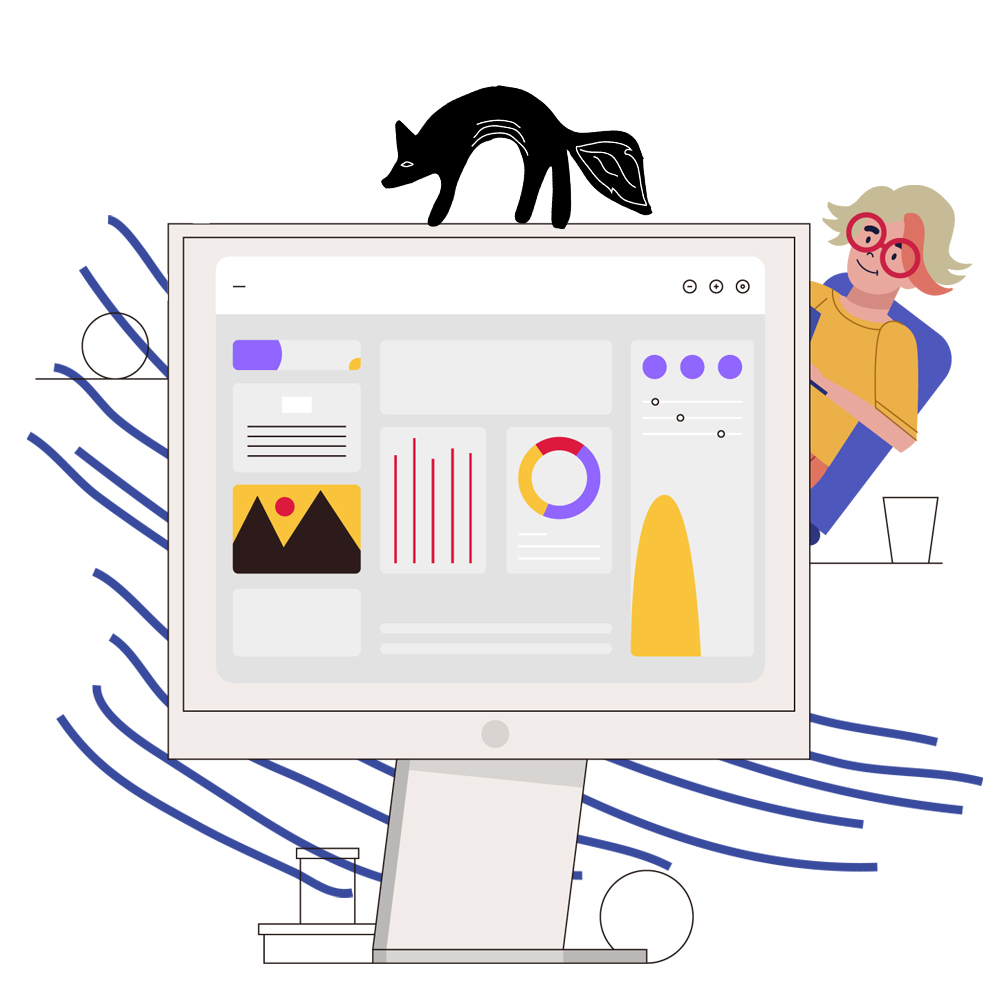 γραφικό αναφορικά με τον σχεδιασμό ιστοσελίδων